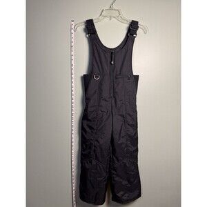 RAWIK Black Unisex kids Snow Bibs Size Small Used